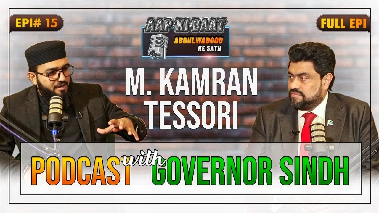 Podcast with Governor Of Sindh | M. Kamran Khan Tessori | JTR Media House Official